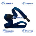 Lanyard classic navy blue 10mm med break-away